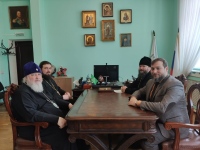 Руководитель епархиального отдела по казачеству и окружной атаман Хабаровского казачьего общества встретились с председателем комитета по взаимодействию с казачеством в Москве