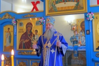 Владыка Артемий возглавил Божественную литургию в храме в честь иконы Божией Матери «Скоропослушница»