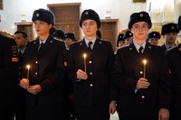 В главном соборе края помолились за сотрудников органов внутренних дел, погибших при выполнении служебного долга