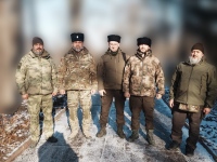 Хабаровский священник посетил казаков в зоне СВО