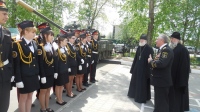 Кадеты приняли участие в благодарственном молебне в связи с успешной сдачей экзаменов