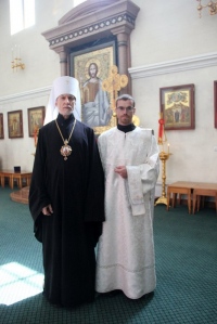 Митрополит Игнатий совершил диаконскую хиротонию Евгения Покаместова