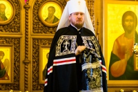 Митрополит Владимир совершил вечерню с чином прощения в главном соборе города