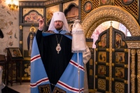 В праздник Собора Архистратига Михаила и прочих Небесных Сил бесплотных митрополит Владимир возглавил Божественную литургию