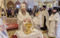 В Крещенский сочельник митрополит Артемий совершил Литургию и Великое освящение воды в кафедральном соборе Хабаровска