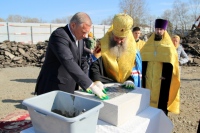 Глава Приамурской митрополии совершил закладку храма на территории хабаровского Международного аэропорта освятил новый терминал