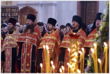 Прибытие в Хабаровск иконы с частицей мощей святого великомученика Пантелеимона (12 февраля 2009 года)