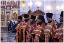 Прибытие в Хабаровск иконы с частицей мощей святого великомученика Пантелеимона (12 февраля 2009 года)