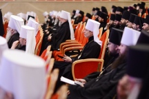 Архипастыри Приамурской митрополии принимают участие в Архиерейском Совещании Русской Православной Церкви. Первый день работы. 2 февраля 2015 г.