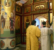 Хиротония в диакона студента 4 курса Хабаровской семинарии Ибрагимова Георгия ( 26 сентября 2009 года )