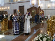 Хиротония преподавателя Хабаровской семинарии А.Е.Мельникова в диаконы и диакона Владимира Гасюкова в иереи (27 сентября 2009 года)