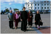 Экскурсия ветеранов  в Хабаровской семинарии (10 сентября 2009 года)