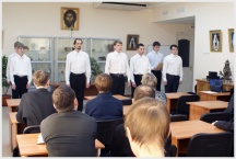 День памяти Трех Святителей в Хабаровской семинарии (11 февраля 2010 года)