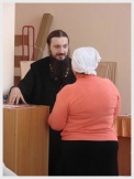 Литургия в здании городского детского информационно-библиотечного центра г. Петропавловска-Камчатского (14 февраля 2008 года)